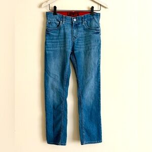 Levis Boys Straight Fit Jeans - Med Blue Wash Size 14 Reg, W27 L29